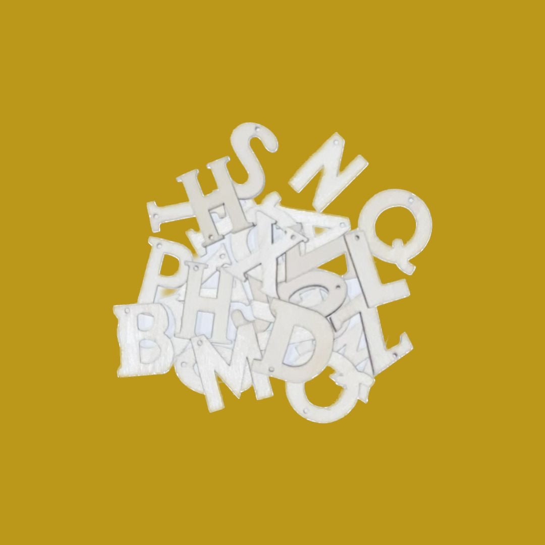 THE XTRA INITIAL WOOD CHARM | A - Z